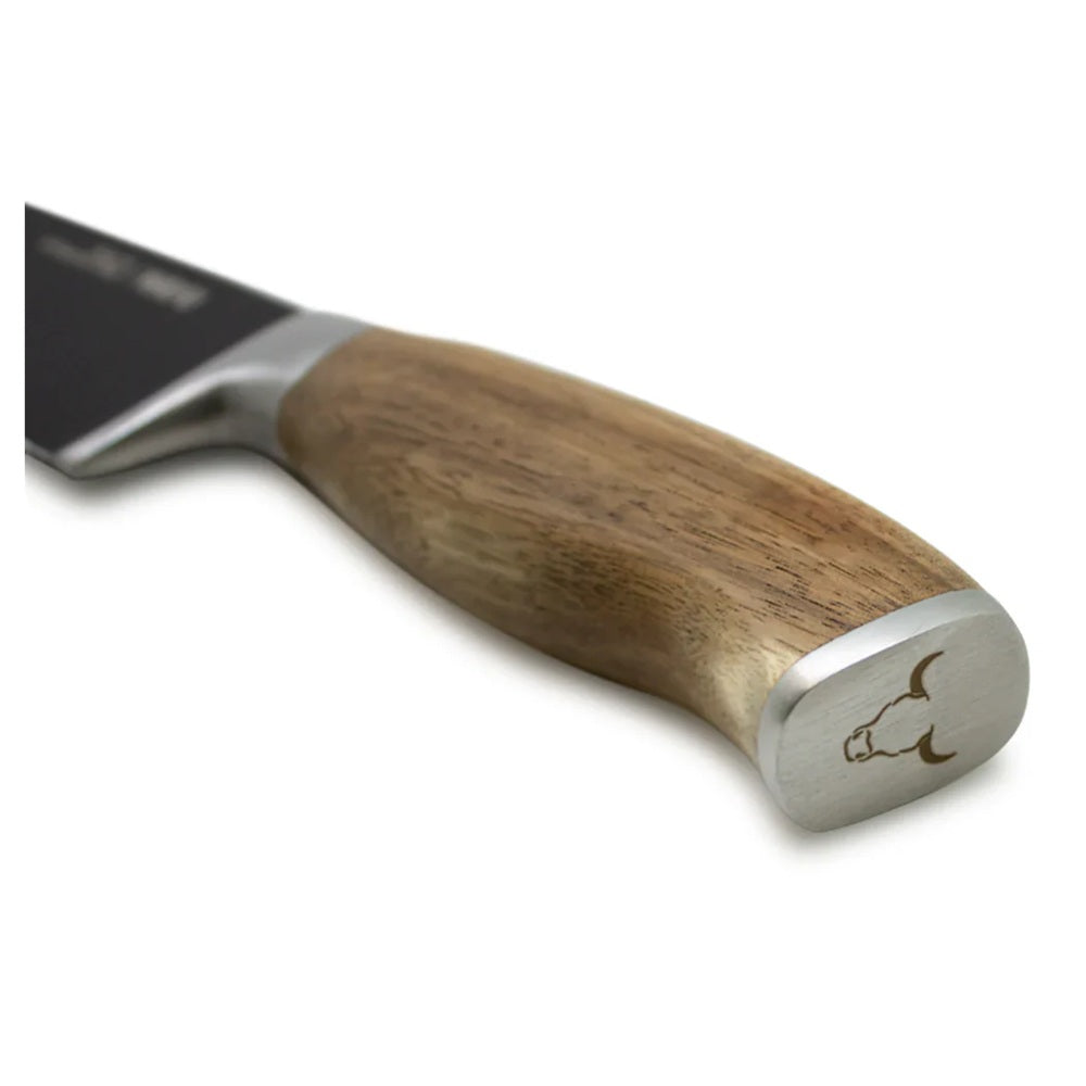 CUCHILLO DE ACERO INOXIDABLE Y MADERA ACACIA WAYU 34 CM