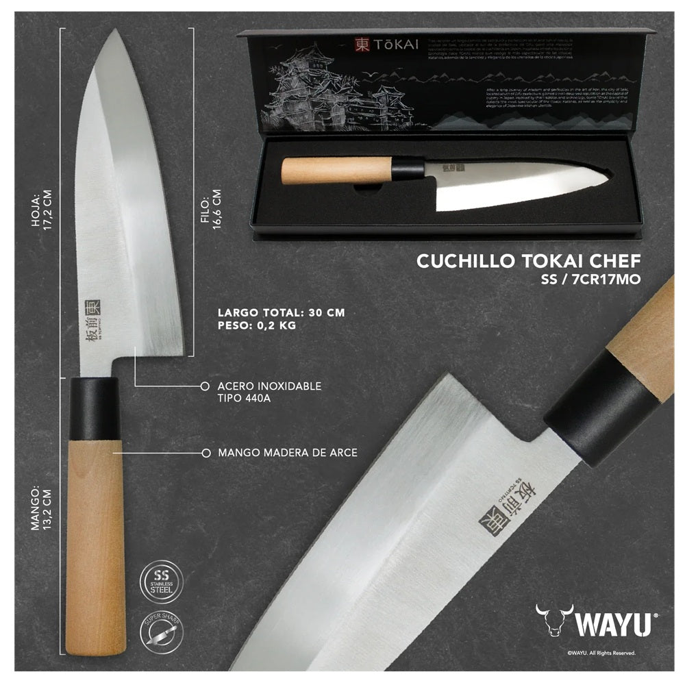 CUCHILLO TOKAI CHEF WAYU