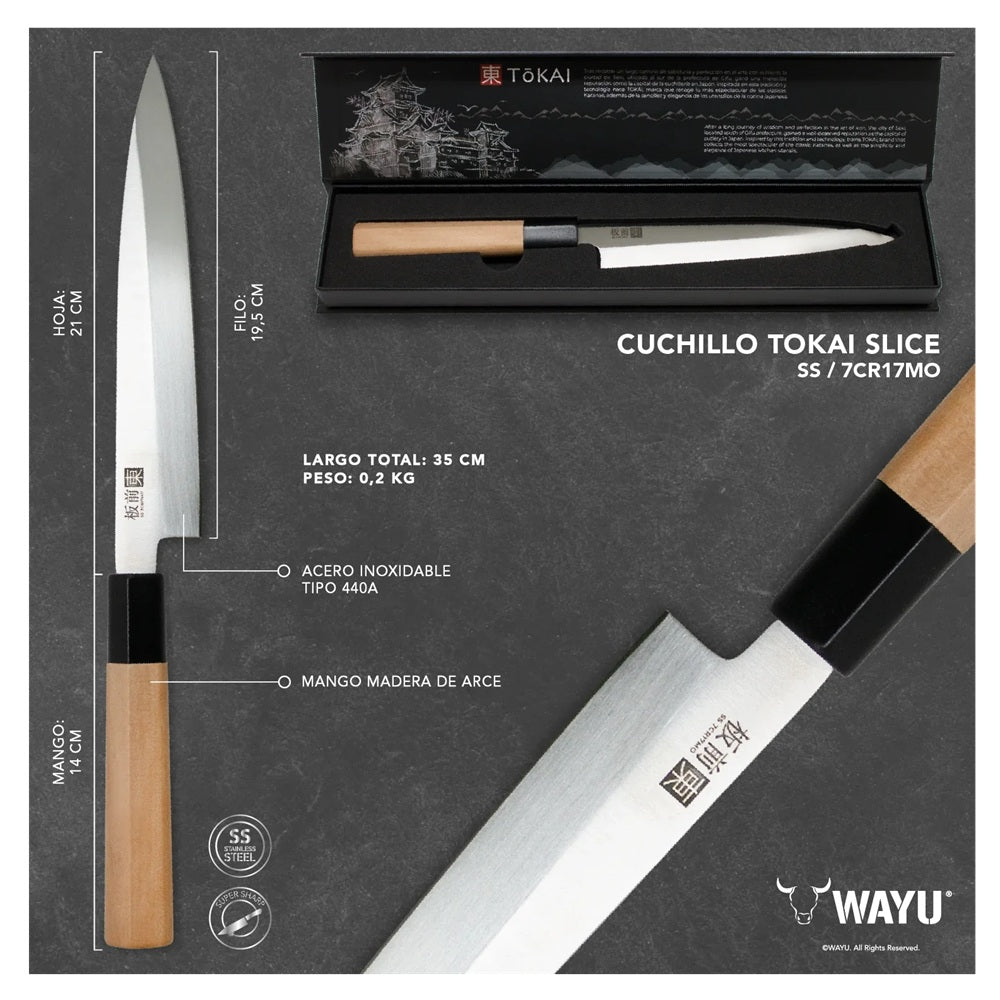 CUCHILLO TOKAI SLICE WAYU
