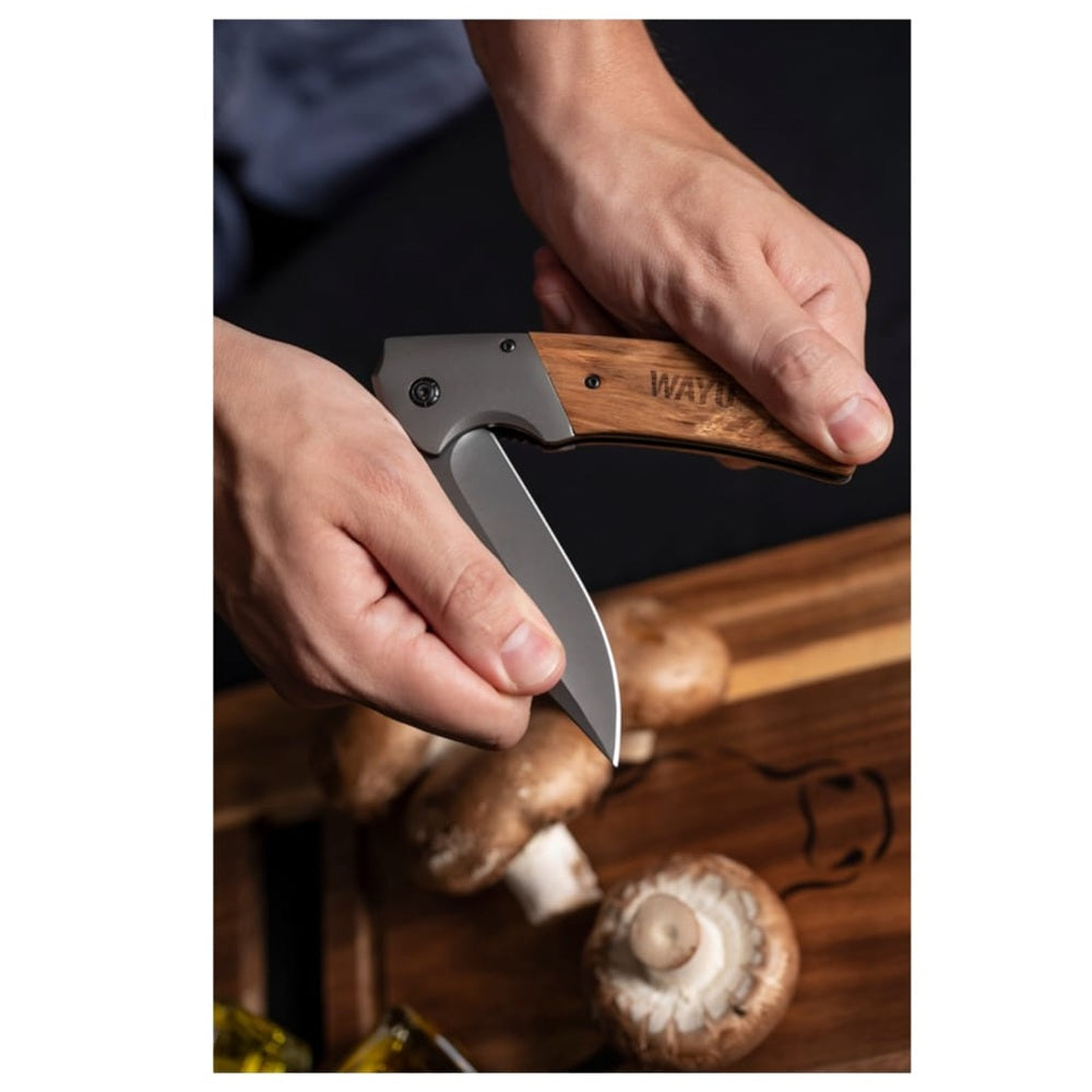 CUCHILLO NAVAJA PLEGABLE WAYU